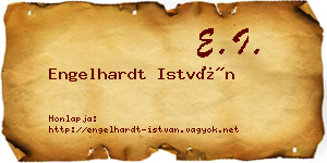 Engelhardt István névjegykártya